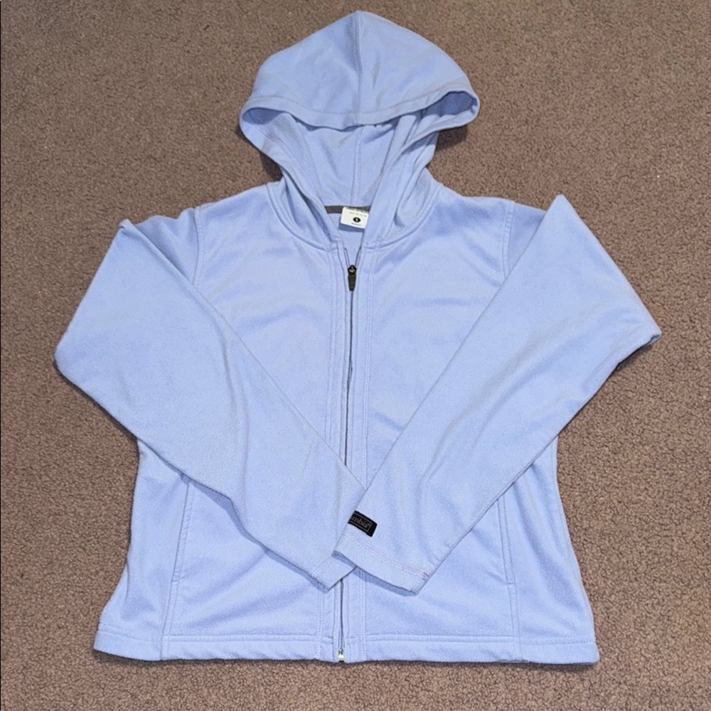 Columbia women’s purple fleece zipper up small
